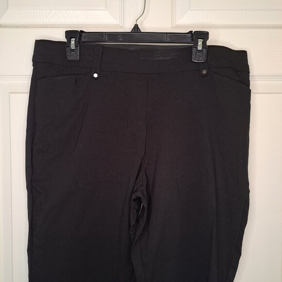 Maurices Black Stretch Skinny Office Work Pants Size XL - Picture 4 of 7
